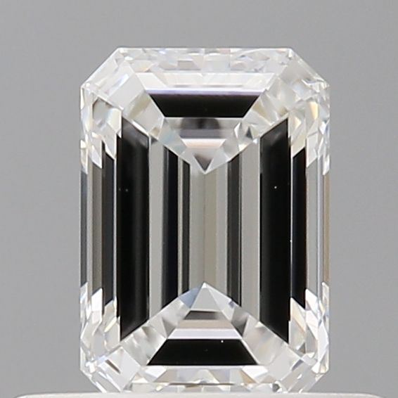 Diamond Natural 0,51Ct F-VVS2 Emerald - GIA7558222670