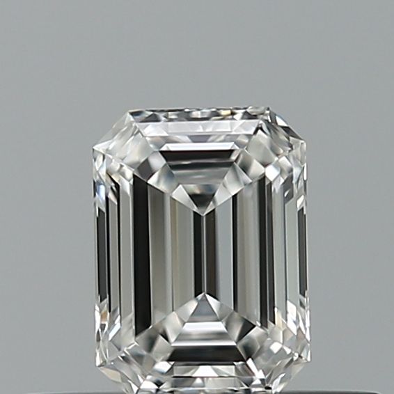 Diamond Natural 0,35Ct F-VVS2 Emerald - GIA1547225480