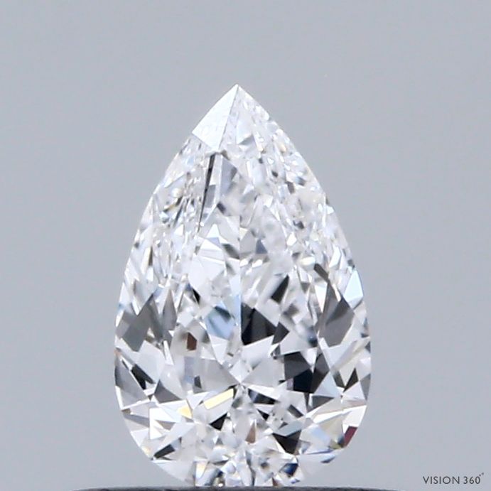 Diamond Natural 0,43Ct D-IF Pear - GIA6552064589