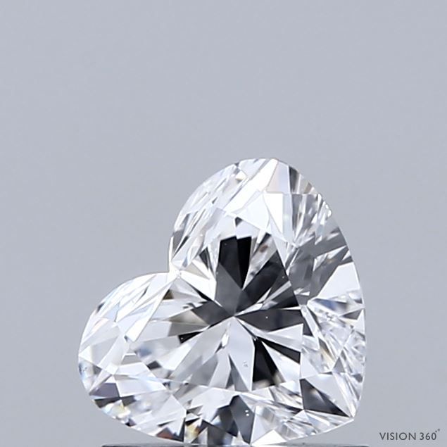 Diamond Natural 1,01Ct D-SI1 Heart - GIA7533492571