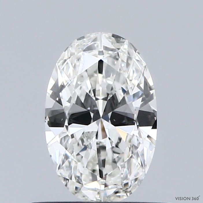 Diamond Natural 0,56Ct H-SI1 Oval - GIA2526831102