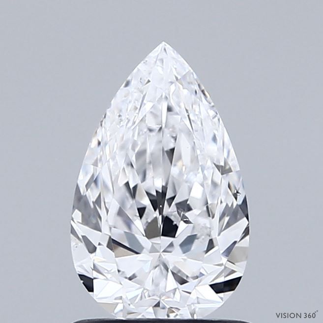 Diamond Natural 1,01Ct D-SI2 Pear - GIA2537053018