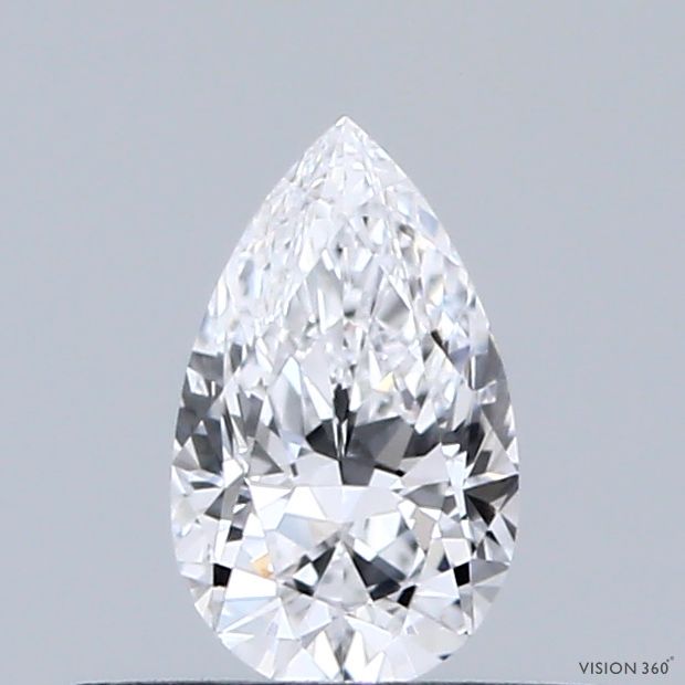 Diamond Natural 0,32Ct D-IF Pear - GIA6521574611