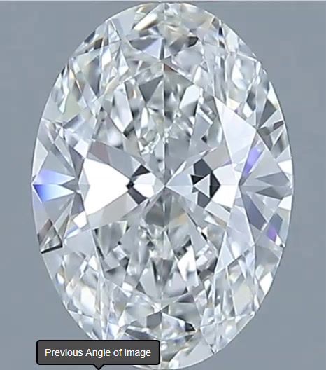 Diamond Natural 1,3Ct G-VS1 Oval - GIA3535702785
