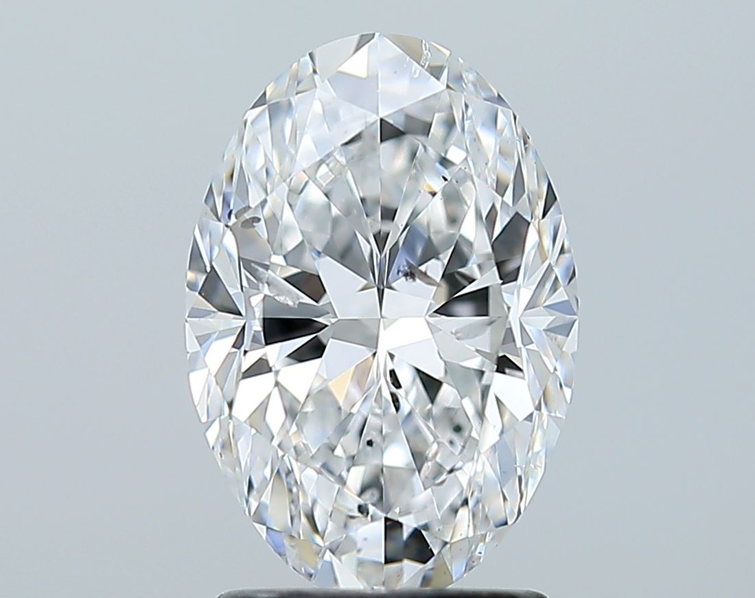 Diamond Natural 2Ct E-SI2 Oval - GIA7548456730