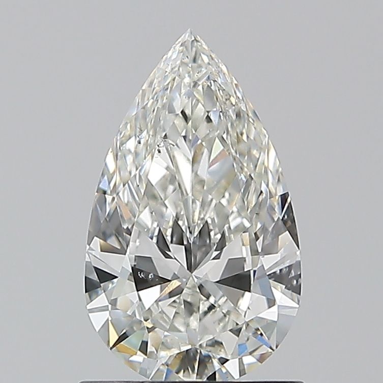 Diamond Natural 1,01Ct G-SI1 Pear - GIA7552036060