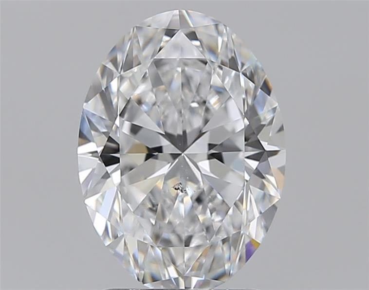Diamond Natural 2Ct D-SI1 Oval - GIA7536384172