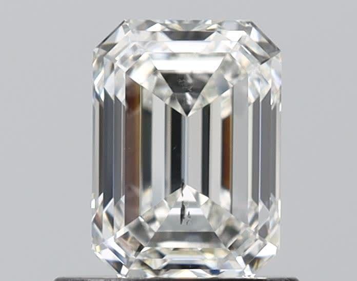 Diamond Natural 0,91Ct H-SI2 Emerald - GIA1463514641