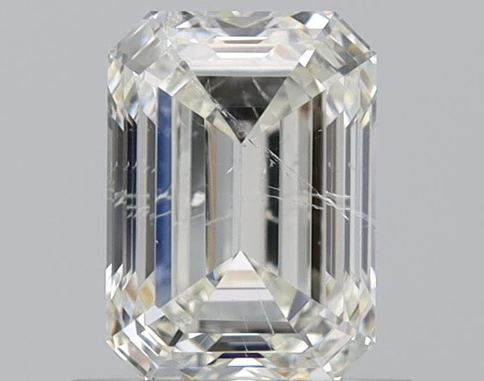 Diamond Natural 0,9Ct J-SI2 Emerald - GIA6472176328