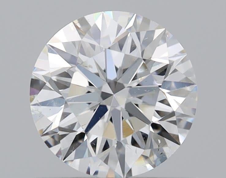 Diamond Natural 0,71Ct F-SI1 Round - GIA6472080748