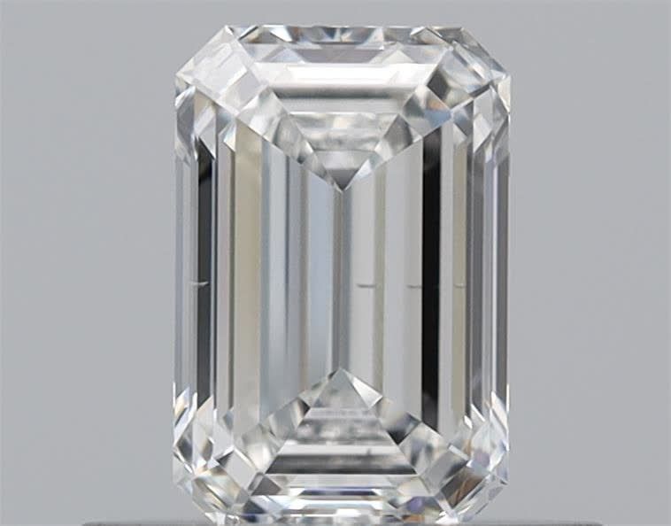 Diamond Natural 0,52Ct F-VS2 Emerald - GIA7476258371