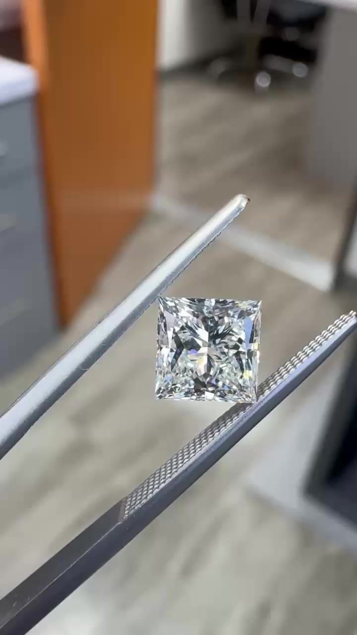 Diamond Natural 1,5Ct I-VS2 Princess - GIA1535046552