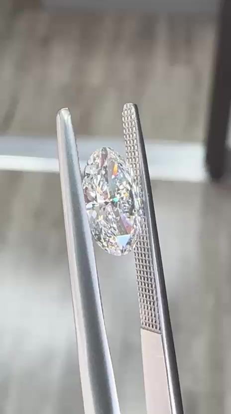 Diamond Natural 0,9Ct G-SI2 Oval - GIA2201521215