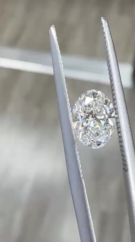 Diamond Natural 1,01Ct G-SI1 Oval - GIA6525220321