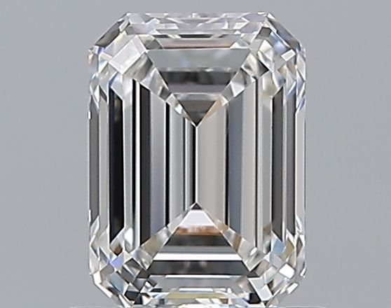 Diamond Natural 0,96Ct F-VVS2 Emerald - GIA3525734657