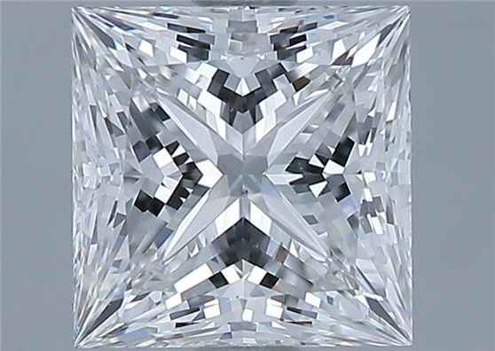 Diamond Natural 1,61Ct F-VS2 Princess - GIA7211802210