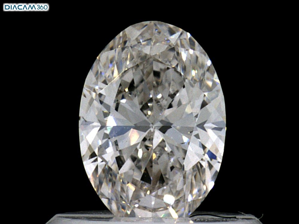 Diamond Natural 0,5Ct H-SI1 Oval - GIA2477589235