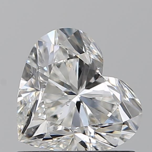Diamond Natural 0,9Ct G-SI1 Heart - GIA5556107530