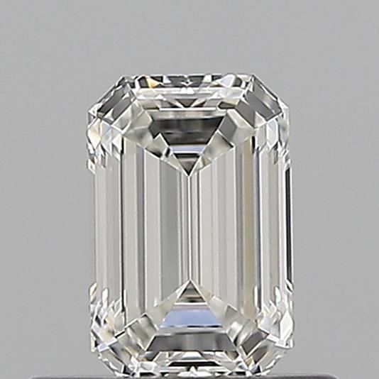 Diamond Natural 0,51Ct G-IF Emerald - GIA6551108107