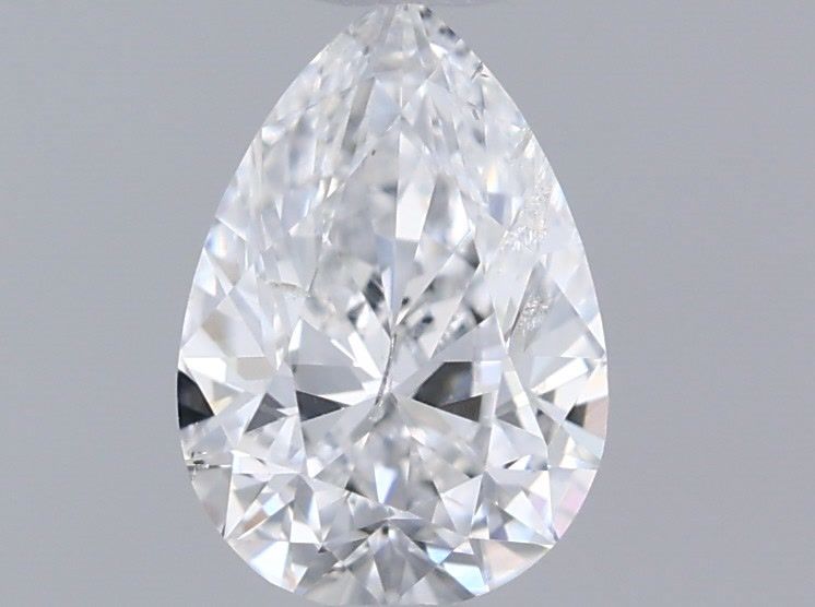 Diamond Natural 0,4Ct D-SI2 Pear - HRD250000028155