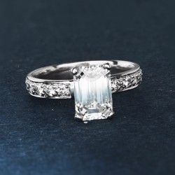 Diamond Natural 1,51Ct I-VS2 Emerald - GIA3435088563