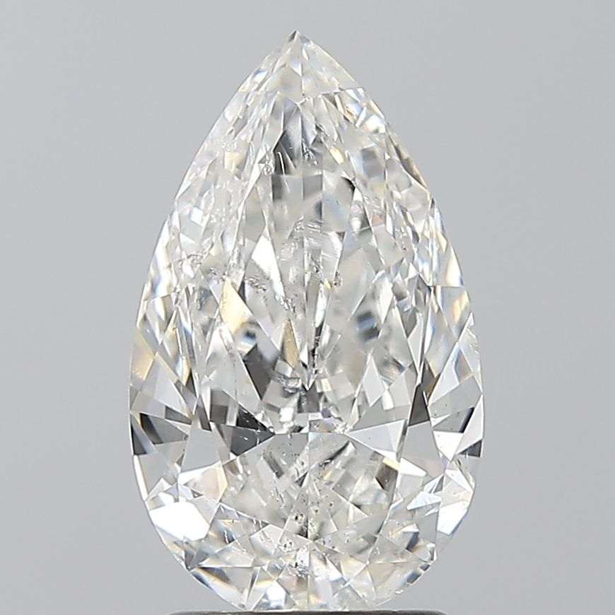 Diamond Natural 2Ct F-SI2 Pear - HRD260000016558