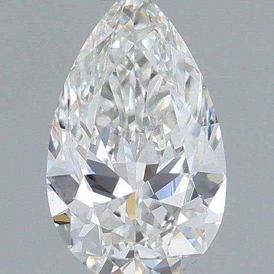Diamond Natural 0,5Ct G-SI2 Pear - GIA6555073073