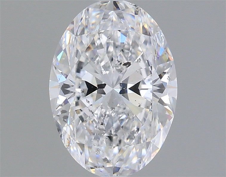 Diamond Natural 1,58Ct D-SI2 Oval - GIA6535973538