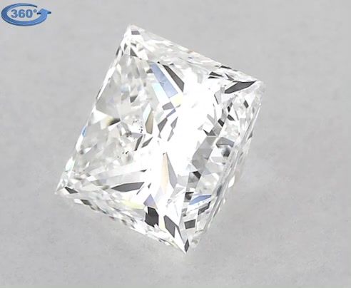 Diamond Natural 0,91Ct E-SI1 Princess - GIA2448361194