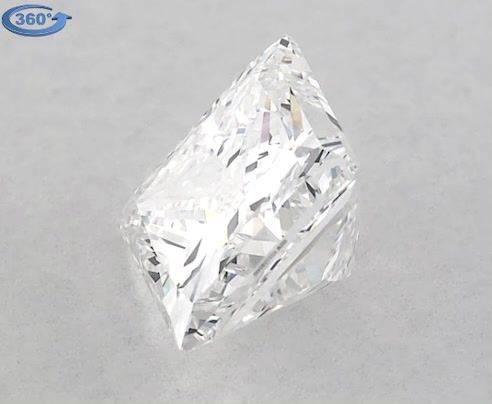 Diamond Natural 0,7Ct E-VS1 Princess - GIA6227285100
