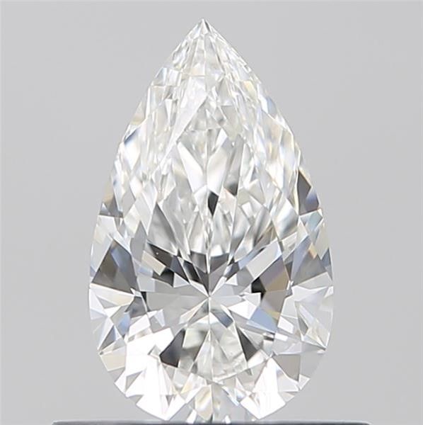Diamond Natural 0,54Ct F-VVS2 Pear - GIA7556006290