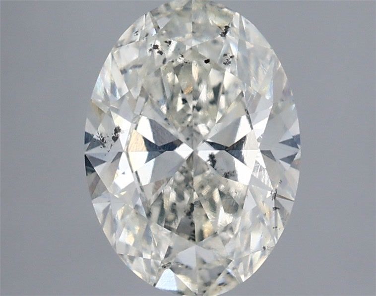 Diamond Natural 1,51Ct I-SI2 Oval - GIA2484385419