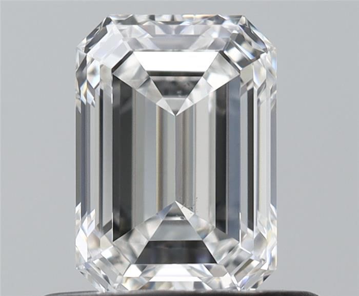 Diamond Natural 0,62Ct F-VS2 Emerald - GIA7548983079