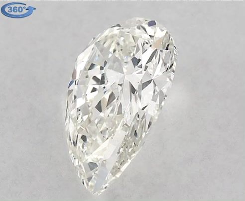 Diamond Natural 1,01Ct K-SI1 Pear - GIA2225114409