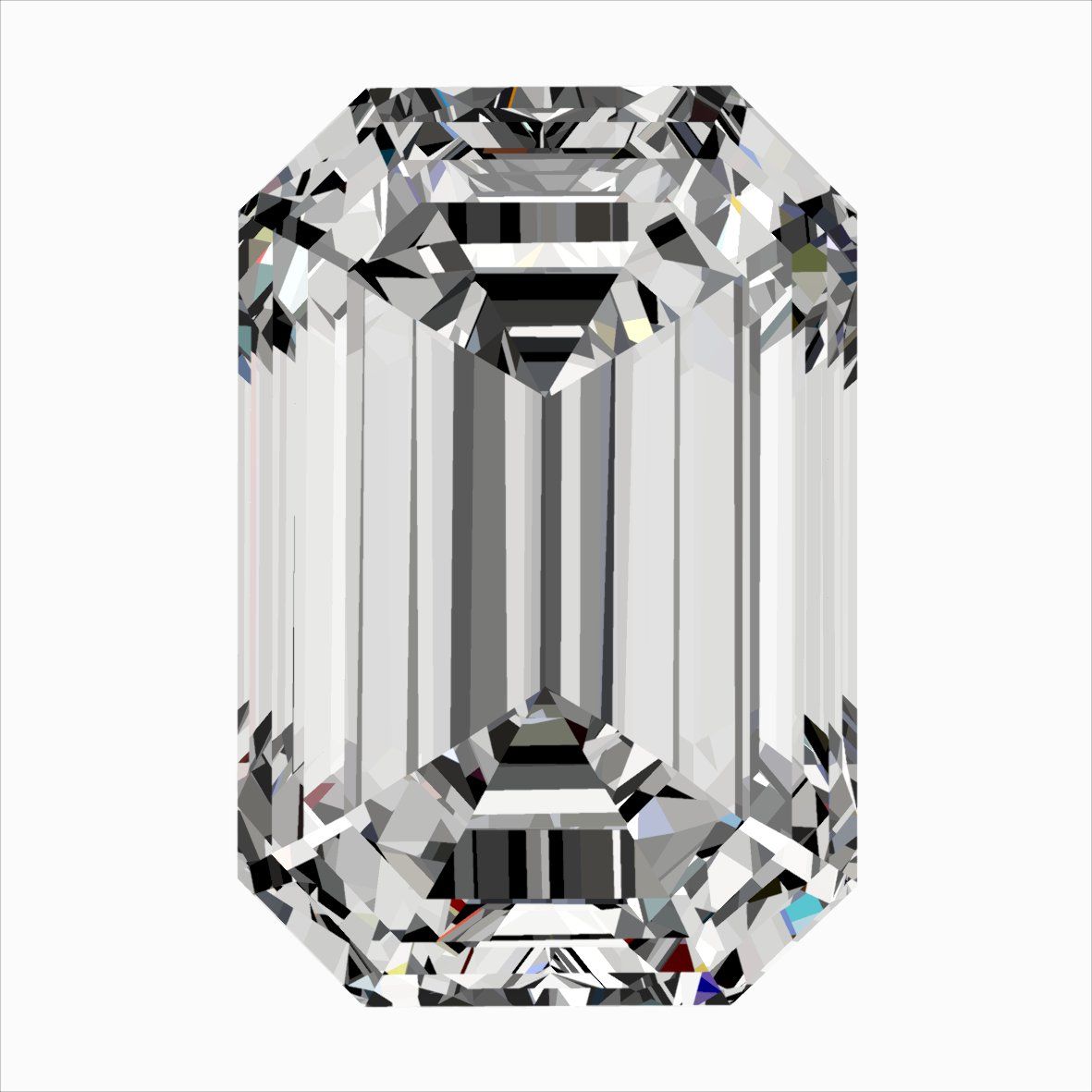 Diamond Natural 0,33Ct G-VS2 Emerald - GIA2546335113