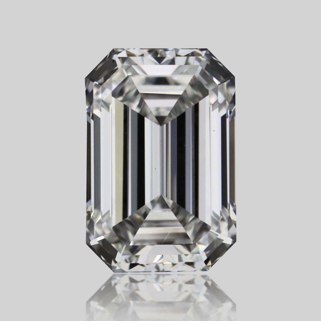 Diamond Natural 0,56Ct F-VVS2 Emerald - GIA6521213159