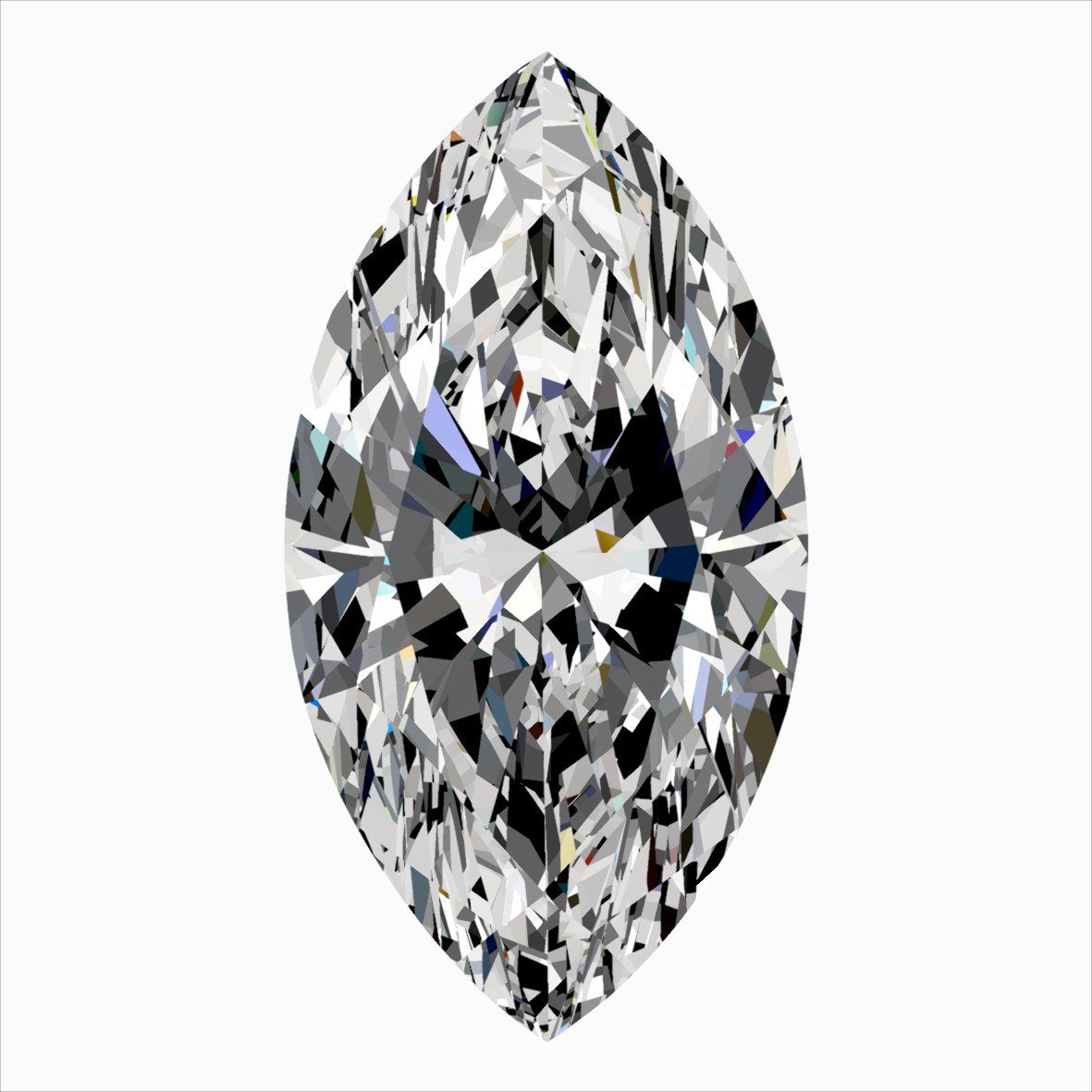 Diamond Natural 0,3Ct F-VVS2 Marquise - GIA2546280868