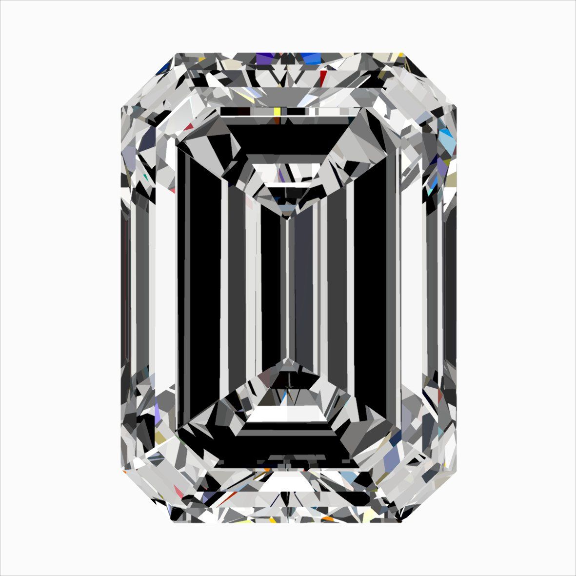 Diamond Natural 0,32Ct D-VVS2 Emerald - GIA6545890246