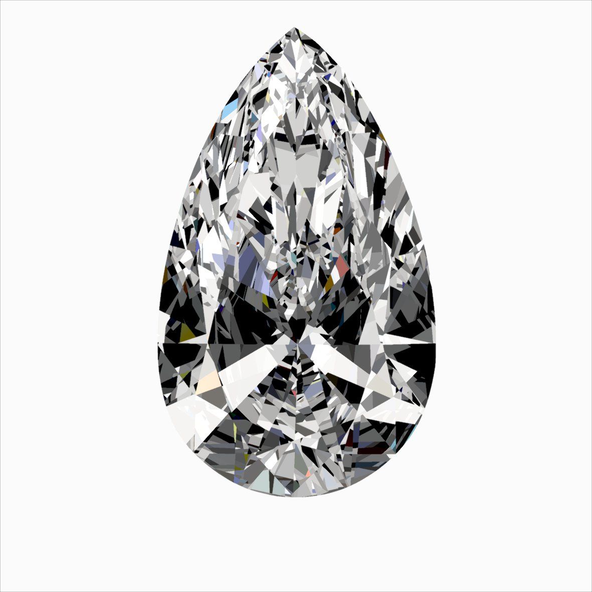 Diamond Natural 0,38Ct E-VS2 Pear - GIA6541945550