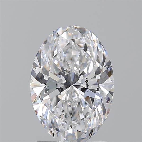 Diamond Natural 1,73Ct D-SI2 Oval - GIA6541376047