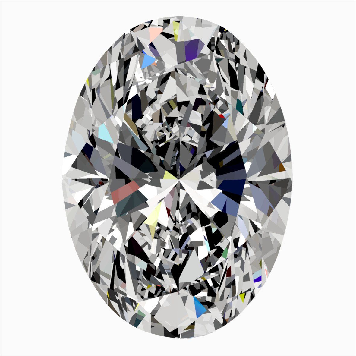 Diamond Natural 0,36Ct E-SI2 Oval - GIA2547221006