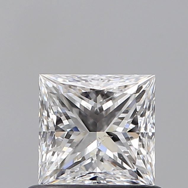 Diamond Natural 0,62Ct D-SI1 Princess - GIA6545528061