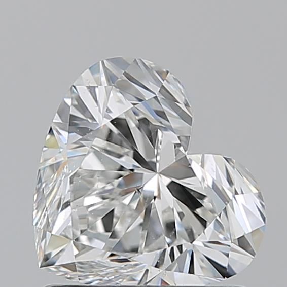 Diamond Natural 1,02Ct G-SI1 Heart - GIA6545548714