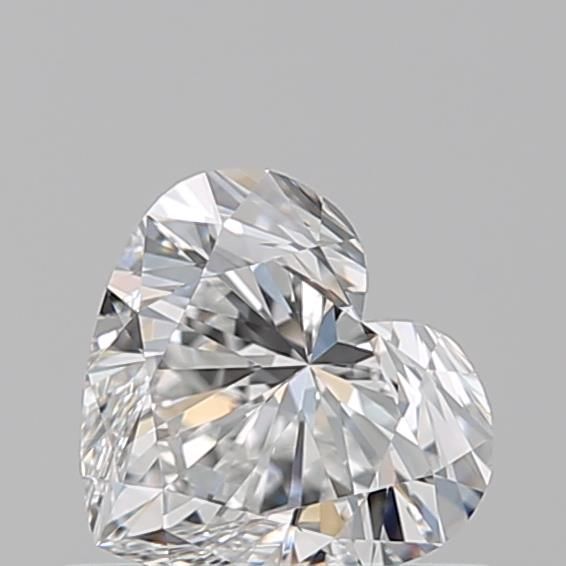 Diamond Natural 0,6Ct F-IF Heart - GIA6545851165