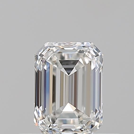 Diamond Natural 0,5Ct F-VVS1 Emerald - GIA3555094979