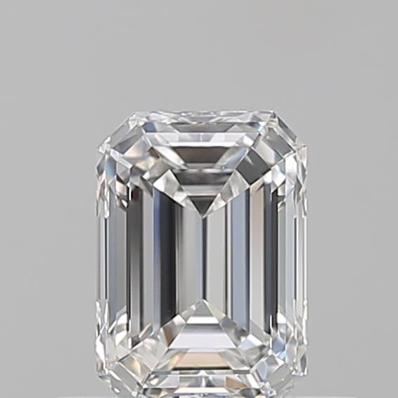 Diamond Natural 0,51Ct F-VVS1 Emerald - GIA2556094981