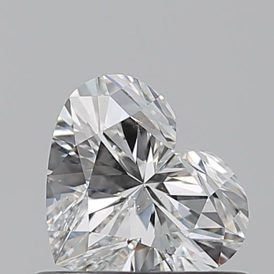 Diamond Natural 0,61Ct G-SI1 Heart - GIA7531964179