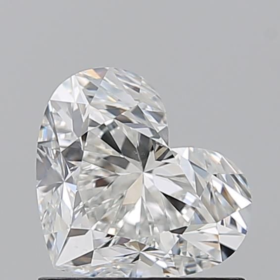 Diamond Natural 1,01Ct G-SI1 Heart - GIA7552039226