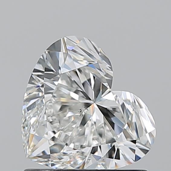 Diamond Natural 1,01Ct G-SI1 Heart - GIA7546958681