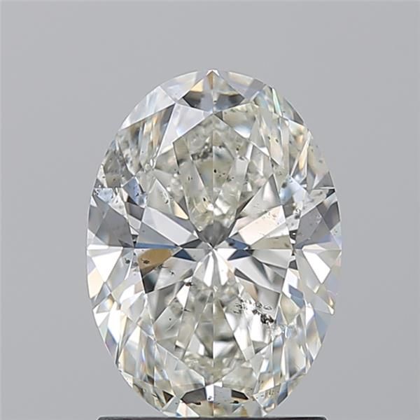 Diamond Natural 1,7Ct I-SI2 Oval - GIA7541272600